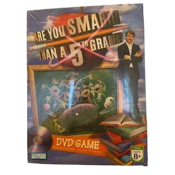 Are You Smarter Than A 5th Grader? DVD Game 2007 Parker Brothers NEW & SEALED - Picture 1 of 2